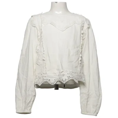 Bluse (Hvid) fra Zara Bomuld