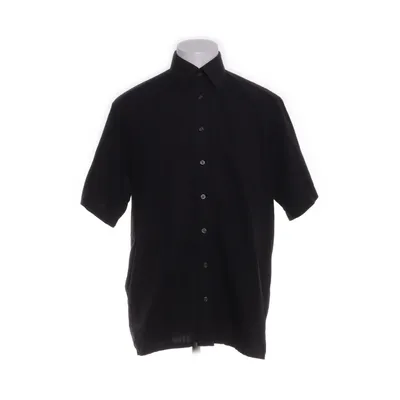 Kortärmad skjorta (Svart) från Smart Bomull, Polyester