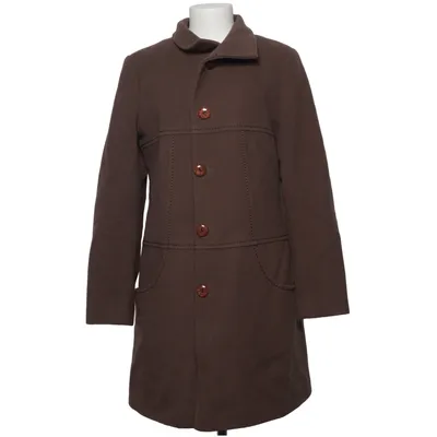 Manteau (Marron) de Sanmi Cachemire, Polyamide, Laine