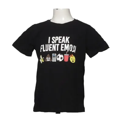 T-shirt (Svart) från Emoji Bomull