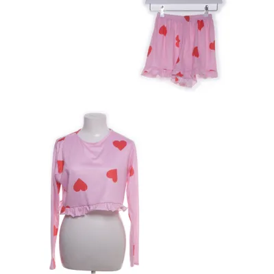Pyjamas (Rosa, Röd) från Boohoo Viskos, Elastan
