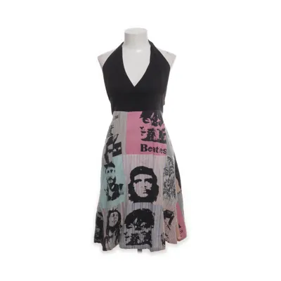 Halterneck dress (Black, Multicolored) from Uttam London