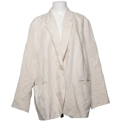 Blazer (Beige) van H&M+ Linnen, Viscose, Polyester