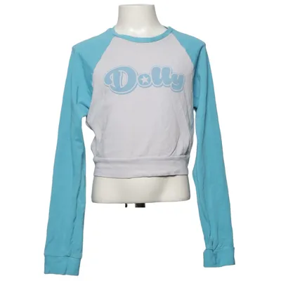 Långärmad t-shirt (Blå, Grå) från Dolly Style Bomull, Elastan