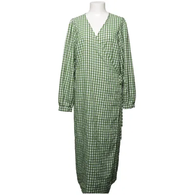 Robe portefeuille (Vert, Blanc) de Object Polyester, Viscose