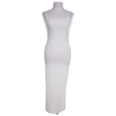 Halterneck-kjole (Hvid) fra Shein Elastan, Viscose