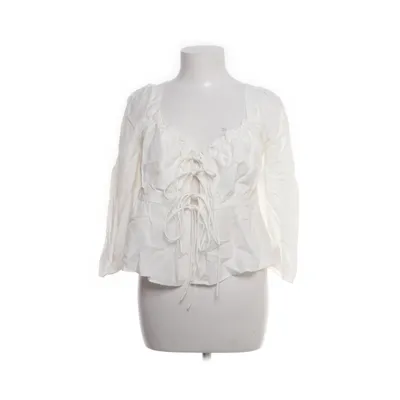 Bluse (Hvid) fra H&M x Brock Collection Linned, Lyocell