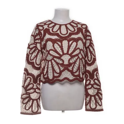 Blouse (Brown, White) from Sézane