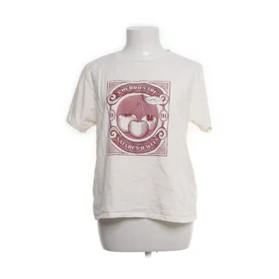 T-shirt (Beige) fra Pull & Bear Bomuld