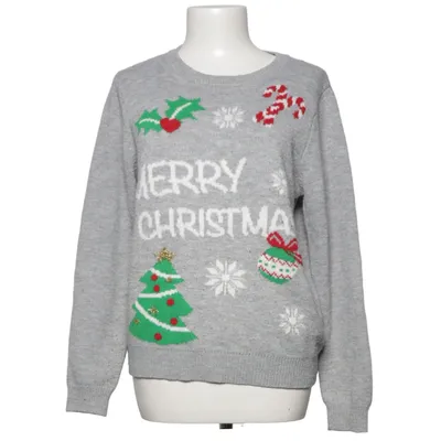Christmas sweater (Gray, Multicolored) from Love Knitwear Acrylic
