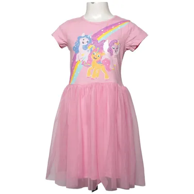 Kleid (Pink, Mehrfarbig) von My Little Pony Baumwolle, Polyester