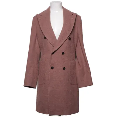 Frakke (Brun) fra E. Thomas Kashmir, Cupro, Polyester, Viscose, Uld