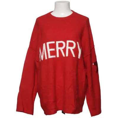 Kersttrui (Rood, Wit) van Grace Acryl, Elastaan, Polyamide, Wol