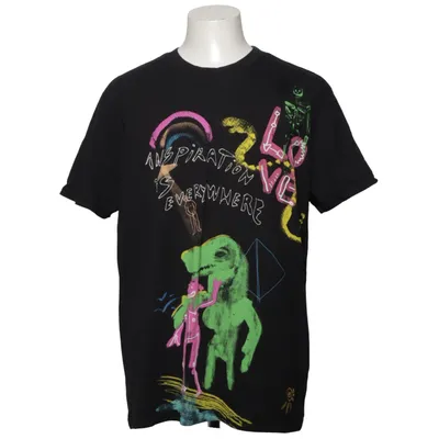 T-shirt (Sort, Flerfarvet) fra Desigual Bomuld