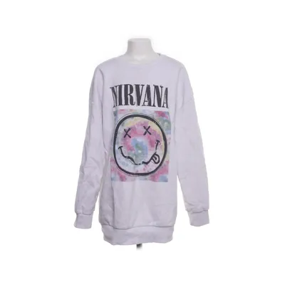 Collegetröja (Vit) från Nirvana Bomull, Polyester