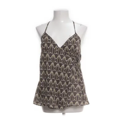 Wrap top (Brown, Multicolored) from Xdye