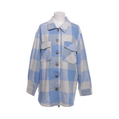 Overshirt (Blue, White) from Lindex Polyester, Wool