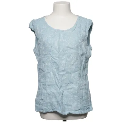 Top (Blauw) van Lina Tomei Linnen