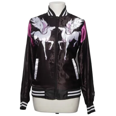 Bomber jacket (Black, White, Purple) from Vixxsin Polyester