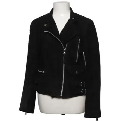 Biker jacket (Black) from MDK Cotton, Polyester, Suede