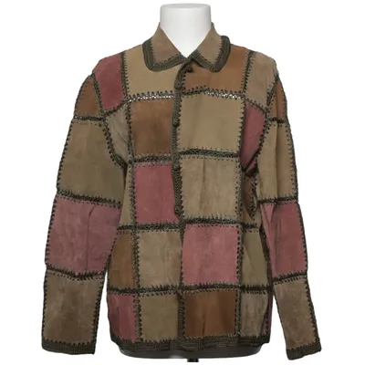 Leren jack (Bruin, Roze, Beige) van Drapers & Damons Leer