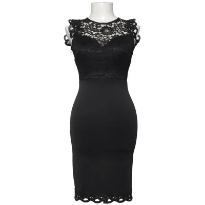 Cocktailklänning (Svart) från Lipsy Elastan, Polyester