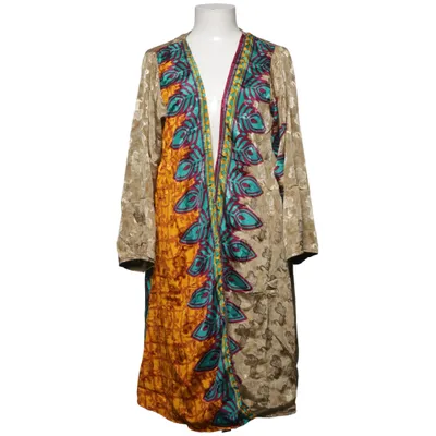 Kimono (Beige, Multicolored) Silk, Viscose