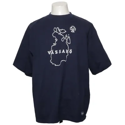 T-shirt (Blauw) van James Harvest Katoen
