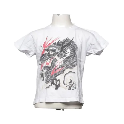 T-shirt (White, Multicolored) from Japan Shine Cotton