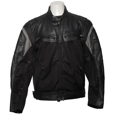 Motorcykeljacka (Svart) från Harley Davidson Skinn, Nylon, Polyester
