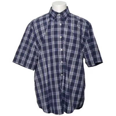 Short sleeve shirt (Blue, White) from Mr Marten Cotton, Polyester