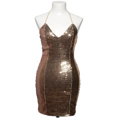 Cocktailkjole (Guld) fra NLY One Polyester