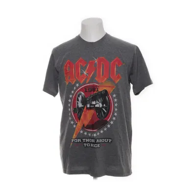 T-shirt (Grå) från ACDC Bomull, Polyester