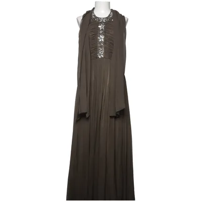 Robe de soirée (Marron) de Barbara Schwarzer Soie