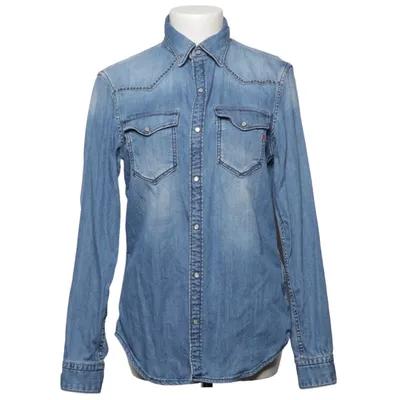 Jeansskjorta (Blå) från Replay Blue Jeans Bomull, Elastan