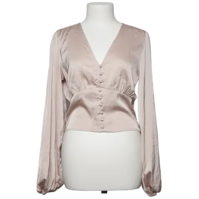 Bluse (Beige) fra Bik Bok Elastan, Genanvendt polyester