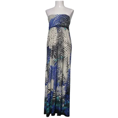 Robe longue (Bleu, Blanc, Noir) de Mela London Polyester