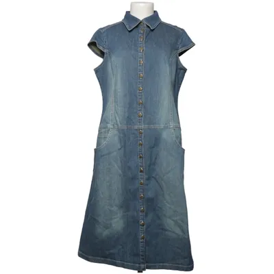 Denim jurk (Blauw) van Qiero Katoen, Elastaan