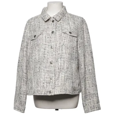 Jakke (Beige, Sort, Hvid) fra Tatuum Akryl, Polyester