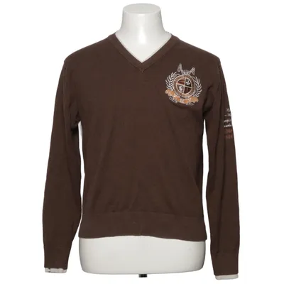 Pull-over (Marron) de HV Polo Coton, Élasthane, Polyamide