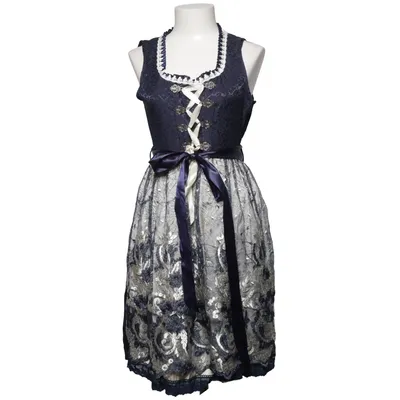 Dirndl (Blue, Silver) from Shein Polyester