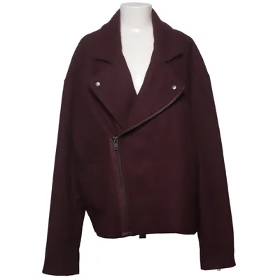 Veste de motard (BURG WINNY WOOL) de Topman Polyester, Viscose, Laine