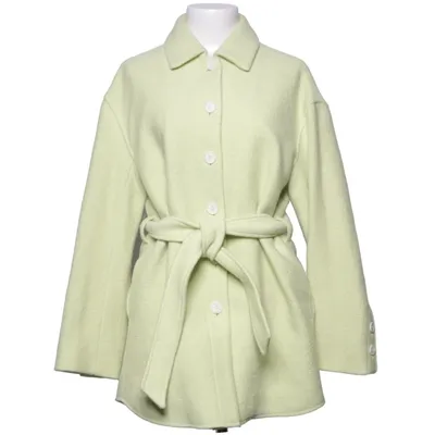 Coat (Yellow) from Filippa K Cupro, Viscose, Wool