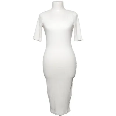 Klänning (Vit) från Sense Woman Elastan, Polyester, Viskos