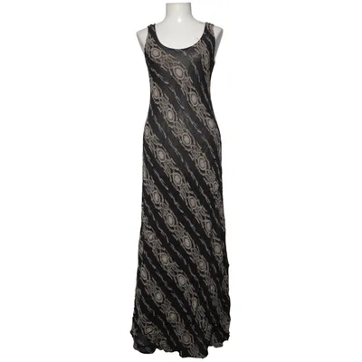Robe longue (Noir, Beige) de DKNY Acétate, Viscose