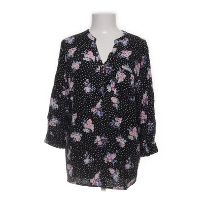 Bluse (Sort, Flerfarvet) fra AJC Viscose