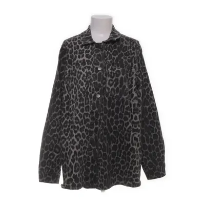 Jeansjacka (Grå, Flerfärgad) från Zizzi Bomull, Elastan