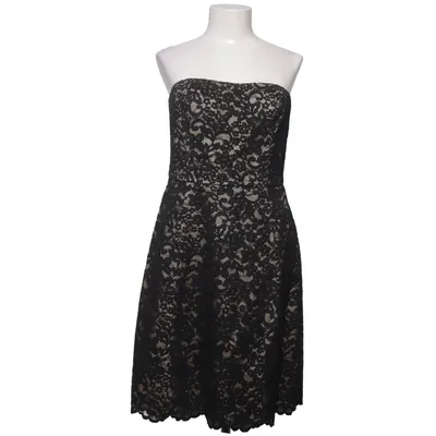 Robe de cocktail (Noir, Beige) de 123 Acétate, Coton, Polyamide, Viscose