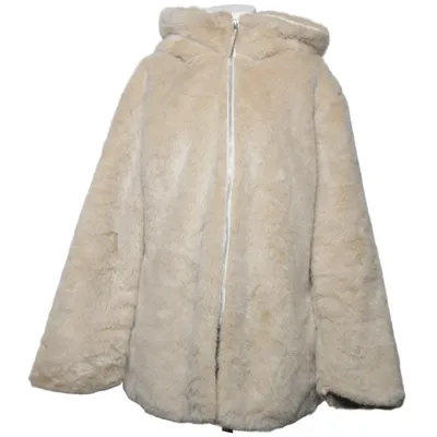 Jacket (Beige) from Imitz Polyester, Wool