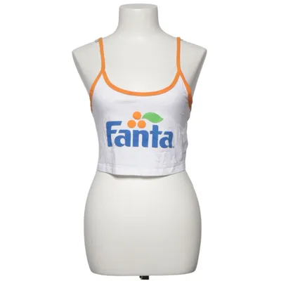 Crop top (Vit, Flerfärgad) från Fanta Bomull, Elastan